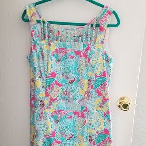 EUC Lilly Pulitzer In The Beginning Shift Dress